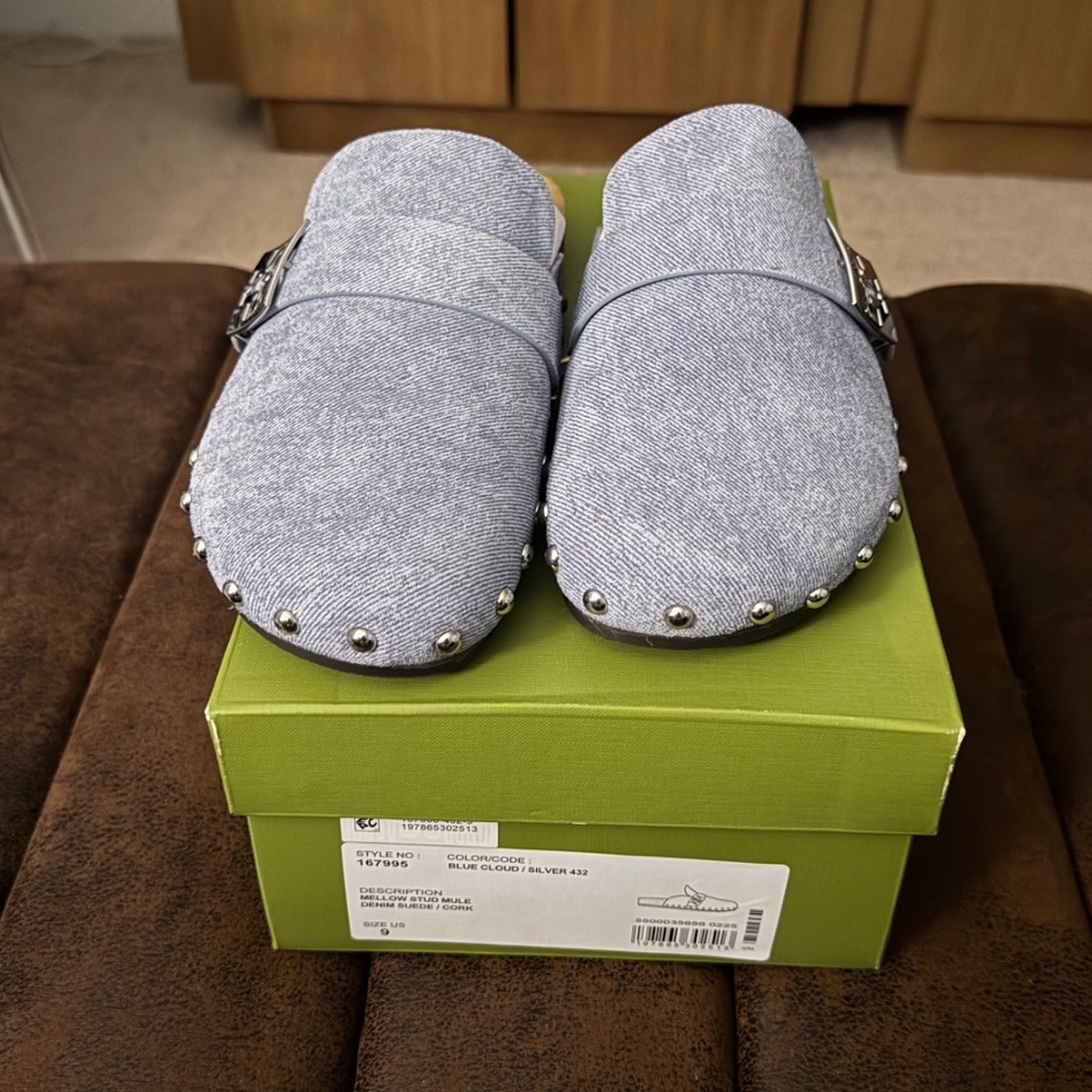 Tory Burch Denim Mule - Size 9 - Picture 2 of 5